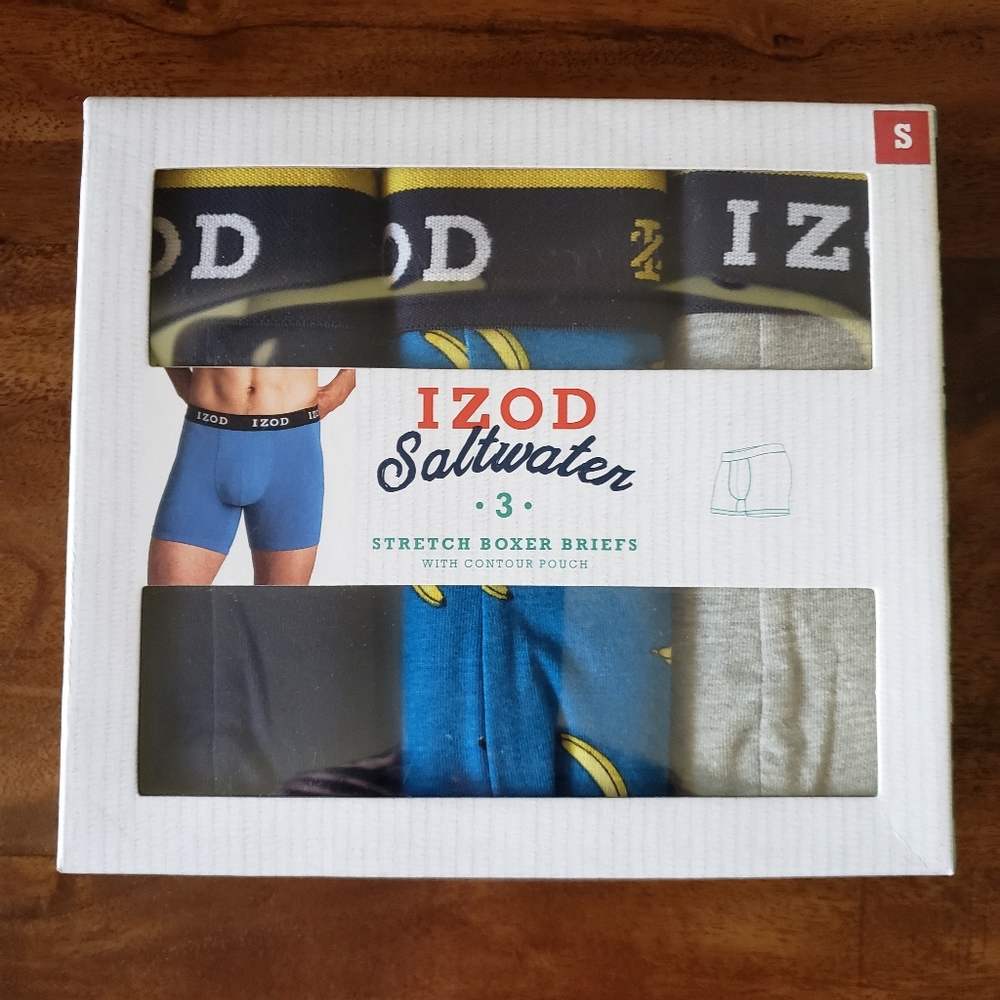 Izod salt water stretch boxer size small